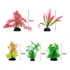 Tanque de Peixes Plantas Artificiais de Plástico Decorações Decoração de Aquário Grande Acessórios para Tanque de Peixe Betta Peixe Dourado Enfeites para Aquário visite a Loja Ameliade