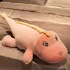 Almohada de Peluche Grande de Dinosaurio para Dormir, Juguete para la Cama, Regalo para Niñas, Muñeco de Dinosaurio Suave y Lindo, Compañero para Niños