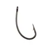 Anzol Europeu de Pesca de Carpa com Teflon, com Farpas, Penetração Afiada e Forte, Gancho com Cabo Curvo e Furos, Aço de Alto Carbono, Atacado em Lote