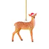 2023 Cruzamento de Fronteiras Natal Pequeno Animal Esquilo Ouriço Pingente Árvore de Natal Decoração de Carro Decoração de Casa