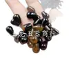 Ágata cor de café preto, gotas d'água, contas soltas, acessórios para joias de pulseira e colar DIY