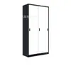 Archivero Metálico Personalizable de Gran Capacidad con Divisiones Ajustables, Dos Puertas Deslizantes y Gabinete de Oficina con Cerradura