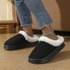 Comercio Exterior Transfronterizo 2025 Nuevas Pantuflas de Algodón para Mujer, Interiores Otoño e Invierno Gamuza Moda Antideslizantes Pantuflas de Algodón para Hombre