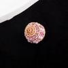 Bola de arcilla de perla de Nepal, bola de diamante, se puede usar con cuentas de agujero recto, accesorios para llavero de teléfono móvil DIY, collar