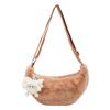 Bolso de felpa transfronterizo para otoño e invierno, nuevo modelo de moda 2024 para mujer, bolso tipo bola de masa peludo, textura, bandolera de estilo extranjero