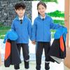 Conjunto de Três Peças de Uniforme de Jardim de Infância Oklong Primavera e Outono Uniforme de Escola Primária Terno de Outono e Inverno Uniforme de Classe Infantil Estilo Campus