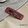 Pinza BB para niña horquilla de estrella de cinco puntas tocado 2024 nuevo blanco y negro ola flequillo pelo roto accesorios para el cabello pinza para el pelo blanco