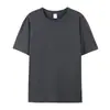 Camiseta de manga corta 100% algodón puro para hombre, unisex, corte holgado casual, camiseta lisa de color sólido de 210g, camiseta publicitaria
