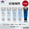 Set de Pintura Acrílica Personalizado de 75 ml, Impermeable y que no se decolora, Adecuado para Pintura DIY en Estudio, Se puede imprimir con logotipo