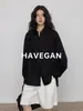 Camisa Solta de Manga Longa Yujian HAVEGAN/Linho Tencel para Mulheres, Estilo Casual Old Money 2026 Nova Blusa de Proteção Solar