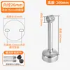Acero Inoxidable Antiséptico Madera Uva Marco Columna Pie Cubierta Columna Ángulo Cuadrado Hierro Código Base