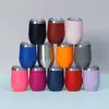 Transfronterizo Nuevo Taza Huevo 12oz Termo Acero Inoxidable 304 Mini Forma de U Taza Huevo Portátil Taza de Agua para Coche