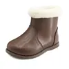 Topstar2023 Nuevo Modelo de Invierno Botines Cortos de Terciopelo para Niños Botas de Algodón con Suela Suave para Niños Dropshipping 1326