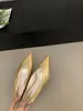 Zapatos de Mujer Chuyuji Estilo Retro Francés Punta Fina Tacón Bajo Sin Cordones Modelo Nuevo 2026 para el Trabajo, Sencillos y Versátiles