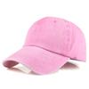 Gorra de Béisbol Lavada Estilo Americano con Parte Superior Blanda Transfronteriza, Todo Algodón Casual Retro Protección Solar Gorra con Logo Bordado