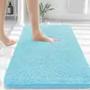 Tapete de Banheiro Super Macio Absorvente Chenille Tapete de Banheiro Base de Borracha Secagem Rápida Lavável à Máquina Tapete de Piso para Banheiro