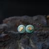 Joias artesanais de prata tailandesa s925 prata esterlina incrustadas com jade brincos vintage para homens e mulheres brincos femininos