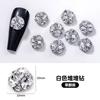 Novo produto nail art pilha diamante bola produto acabado 33 facetas imitação produto chinês bola diamante flash metal nail art acessórios diamante