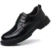Zapatos de Hombre para Primavera y Otoño 2026 Piel Suave Transpirables Retro Casuales Estilo Británico Formal de Negocios Zapatos de Cuero Zapatos de Boda 6867