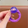 Elásticos de Cabelo Coloridos Doces para Meninas, Argolas de Toalha Amigáveis para Cabelos de Bebê, Elásticos de Borracha de Alta Elasticidade para o Cabelo de Meninas