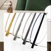 Armazones para Lentes Danyang Ultraligeros de Titanio Puro, Lentes Graduados de Media Montura a la Moda para Hombres y Mujeres, Armazones con Filtro de Luz Azul 50030