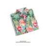 Ilha de Hainan Sanya Havaí Tailândia Viagem Casal Casual Jaqueta Solta Estilo Hong Kong Manga Curta Praia Camisa Masculina