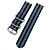 Correa de reloj universal de nailon Nato de dos secciones con anilla de huevo, la más vendida de Amazon, para hombre y mujer, deportiva y de ocio, de 20 mm.