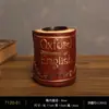 Portalápices Creativo Retro Caja de Almacenamiento Estudiante Escritorio Estantería Estuche Redondo para Lápices Caja de Papelería Minimalista Le glaze Fábrica de Resistencia