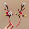 Bonita diadema de oso de peluche, regalo navideño, diadema, decoración navideña, tarjeta para el cabello, joyería con foto, accesorios para el cabello para mujeres