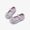 Zapatos para Niñas Zapatos de Princesa de Cuero con Cristales para Niños 2026 Nuevo Primavera Elsa Zapatos Individuales de Suela Suave para Niñas Pequeñas
