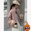Abrigo Caqui, Nuevo Estilo de Invierno, Chaqueta de Algodón Inspirada en Chanel, Cuello Alto Moderno y a la Moda, Chaqueta Cálida, Abrigo de Algodón 7641