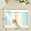 2026.7-2027.12 Nuevo Calendario de Pared en Inglés Americano Creativo Simple Oficina Escritorio Calendario Transfronterizo Regalo