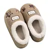 Pantuflas de Algodón con Patrón de Estrellas Invierno Hombres y Mujeres Hogar Suela Gruesa Antideslizantes Con Felpa Cálida Talón Completo Pantuflas de Algodón Peludas 2026