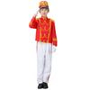 Ropa de actuación para equipos de tambores infantiles Ropa de actuación para equipos de guerra de instrumentos de mano para izamiento de banderas de jardín de infantes Ropa de actuación para estudiantes de primaria y secundaria Tambor caja Ropa de actuación para emparejamientos de música de viento