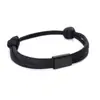 Europa y Estados Unidos transfronterizos nuevo cordón de cuerda para paraguas tejido a mano pulsera de acero inoxidable joyería para hombres y mujeres cuerda de mano venta al por mayor soporte para grabado