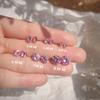 Pendientes de Plata de Ley S925 con Aguja de Plata, Amigables con la Piel, Color Rosa para Niña, Diamante Rosa, Zirconia de Grado A, Clavos Simples para el Cartílago del Oído Que No Necesitan Quitarse al Dormir