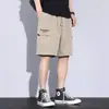 Novos Shorts de Trabalho de Verão Estilo Americano para Homens, Marca da Moda Estilo Coreano, Shorts Casuais Esportivos Soltos de Secagem Rápida de Cinco Pontos, Roupa Popular Masculina