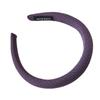 Diadema nueva tela sarga esponja alta parte superior del cráneo diadema para presionar el cabello color sólido temperamento celebridad de internet salir lavado de cara horquilla