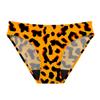 Atacado Europeu e Americano cintura média estampa de leopardo 4 camadas calcinha para período fisiológico feminina bikini à prova de vazamentos calção de banho calcinha feminina
