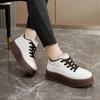 KT2812 Novo Feminino Outono e Inverno Roupa Externa Cor Sólida Sapatos de Algodão para Neve Esporte Lazer Plus Veludo Algodão Solado Grosso Quente