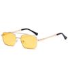 Gafas de Sol Jamie 3548 de Doble Puente y Montura Cuadrada Gafas de Sol Hip-Hop Anti-UV Retro Elegantes de Montura Pequeña Gafas de Sol Punk