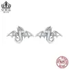 Pendientes de Dragón Volador Estilo Chino Personalizados de Plata de Ley S925 Aifula Pendientes de Animales Joyería Pendientes para Mujer Venta al por Mayor
