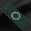 Capa Transparente Eletrodepositada para Celular Samsung s23ultra Carregamento Magnético S22Plus Película para Lente Completa Capa Macia