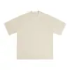 Camiseta de Manga Corta para Hombre de Verano 300g Algodón Puro de Peso Pesado Camiseta Cuello Redondo Holgada Color Sólido Stock Listo Algodón Puro de Gama Alta