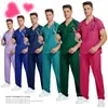 Uniformes Clínicos para Mulheres, Roupa de Trabalho para Farmácia, Uniformes de Enfermagem, Vestuário de Enfermeira Hospitalar, Trajes Médicos para Cirurgia Odontológica