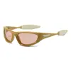 Nuevas Gafas de Sol Retro y2k Frescas Sexys para Ciclismo al Aire Libre para Mujeres Fotografía Callejera Forma Cóncava Anti-UV para Hombres 2024
