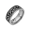 Anillos para Hombre Estilo Retro Europeo y Americano, Anillos de Acero de Titanio Personalizados de Moda para Hombre, Anillos Rellenos de Aceite, Proveedores Mayoristas de Fabricantes de Amazon