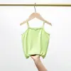 Camiseta Interior de Verano Fina de Modal y Algodón para Niñas y Niños, Ropa Interior Básica para Bebés Chaleco al por Mayor
