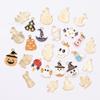 Accesorios de Joyería con Goteo de Aceite de Halloween Colgante DIY de Calavera Calabaza Fantasma Llavero Cadena para Teléfono Móvil Colgante de Pulsera