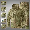 Traje Táctico de Camuflaje para Primavera y Otoño Ropa de Trabajo para Hombre Ropa de Protección Laboral Ropa de Trabajo Resistente al Desgaste Chaqueta Impermeable Ropa de Montañismo Exterior